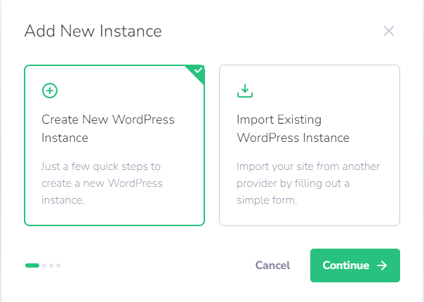 Create New Instance